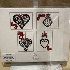 Brighton Holiday Card Set with Red and Black Accents